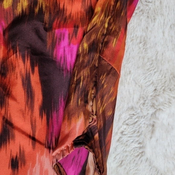 J Crew 100% Silk Pleated Sleeveless Tie Waist Blouse Size 2 - Picture 6 of 12